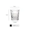 Copo de Shot de Vidro 50ml, Copo de Dose Única, Taça Imperial de Três Pernas, Taça de Vinho Branco com Padrão, Copo Engravado Espessado 0,05kg