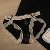 "Impresionante a Primera Vista" [Gravedad] ¡Techo de Deseo Puro! Bragas Sexy de Encaje para Mujer, Calzones Estilo Japonés