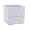 Cachepot Papel Vasinho Decorado 15 Quadrado Blanc
