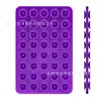 Ventosa de silicone dupla face 40 para celular transfronteiriça suporte portátil para celular e tablet quadrado antiderrapante autoadesivo ventosa para celular