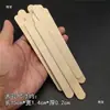 Palo mezclador de pegamento de gota de cristal DIY palo acrílico de madera alargado herramienta para mezclar colores palo amasador de silicona AB