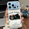 Capa de Celular Bordada West Highland Terrier para iPhone 16 Pro Max Apple 17 Capa de Celular Galvanizada Case de Transformação Instantânea