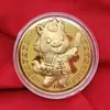 2026 Año del Caballo Sobre Rojo de la Suerte Moneda Conmemorativa con Lámina de Oro Paquete Rojo Creativo de Año Nuevo Pequeño Regalo para Reunión Anual de Empresa