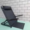 Respaldo de Cama Ajustable Silla Sofá Perezoso Plegable Sillón Respaldo de Cama para Ancianos Soporte de Marco Cojín Asiento