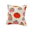 Bordado de Amazon Transfronterizo Fantasma Decoración del Hogar Calabaza de Halloween Murciélago Red de Araña Cojín Funda de Cojín