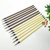 Os galhos são bem pequenos de acordo com o grão do pelo do Lobo linha de anzol de cabelo pequeno tendão de folha pequena caligrafia e pintura pintura pincelada fina flor e pássaro desenho de linha classe de treinamento sobrancelha