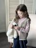 [Terciopelo de Doble Cara] Elmo Beibei Mediano y Grande Bebé Niña Invierno Dibujos Animados Lindo Cálido Interior Felpa Chaleco