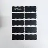 Etiqueta de pizarra adhesiva para tarro de vidrio, etiqueta para botella de vino, pizarra con forma, PVC, botella de vidrio, etiqueta de pizarra DIY