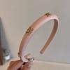 Diadema K-Style Simple de Satén Colorida Fina de Esponja Diadema Elegante de Gama Alta para Lavado de Cara de Techo Alto Pasador para el Cabello Multicolor