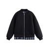 North Boundary Ropa para Hombre Estilo Americano Marca de Tendencia Otoño 2025 Nueva Chaqueta de Béisbol con Doble Cremallera Abrigo Falso de Dos Piezas Chaqueta Unisex