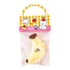 Lindo Llavero de Peluche de Fruta con Expresiones Adorables, Decoración Versátil para Bolso, Colgante de Juguete de Peluche