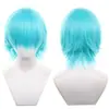 Peruca Versátil Anti-Frizz Man Tong 30cm para Cosplay 175g Cabelo Multicor com Couro Cabeludo Estilizado 149 Cores em Estoque