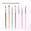 Conjunto de 15 Peças de Canetas Gel, Canetas de Cristal, Canetas de Silicone, Canetas de Pontilhismo, Canetas para Desenho de Linha e Conjunto de Pincéis para Pintura