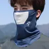 Máscara facial para ciclismo de verão, proteção UV, proteção do pescoço, cachecol protetor solar para o pescoço, cobertura facial respirável, adequada para montanhismo, pesca, esportes ao ar livre, secagem rápida