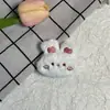 Haichao joyería caricatura felpa broche lindo oso muñeco rana gato Conejo adorno colgante para bolsa diy