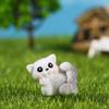 Gatito Travieso Adornos de Micropaisaje de Escritorio DIY Adornos de Resina Decoración de Escena Suculenta