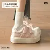 Zapatos de Tabla Pequeños de Suela Blanda para Niñas 2026 Primavera/Verano Nuevos Estilo Lindo para Niños de Moda Versátiles Zapatos Blancos Gato Pequeño Zapatos de Entrenamiento Alemanes