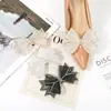 Hebilla de Zapato de Tacón Transfronteriza Lazo de Pedrería Zapatos de Mujer Flor Zapatos de Boda Zapatos de Dama de Honor Decorativo Desmontable Lazo Grande