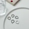 Coração Amor Diamante Vintage Asas Cruz Chave Fechadura Pata de Caranguejo Acessórios de Joias Colar Pingente DIY