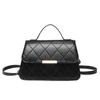 Bolso Pequeño Cuadrado de Color Sólido a la Moda para Mujer 2026 Nuevo Bolso de Hombro Elegante con Acolchado de Costura de Moda Bolso Cruzado Casual