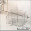 Caja de Almacenamiento Transparente de PET Organizador de Escritorio para Cosméticos con Compartimentos Estante para Lapiceros de Tocador Estante Organizador para Artículos Varios