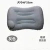 Almohada Inflable para Cuello en Forma de U, Almohada para Siesta, Almohada de Viaje Portátil, Esencial de Viaje Tipo Presión, Terciopelo
