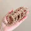 Diadema de Oso, Goma para el Cabello de Color Café, Lazo Sencillo y Elegante, Goma Elástica para Mujer, Diadema de Alta Elasticidad y Duradera al por Mayor
