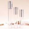 Plástico Plata 15ml 20ml 30ml Botella de Loción con Presión al Vacío Embalaje de Botella para Producto Cosmético para el Cuidado de la Piel Material de Embalaje al Vacío