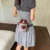 Bolso Cilíndrico para Mujer, Diseño de Nicho, Bolso Cubo con Cadena Color-Blocking, Moderno y de Moda, Sensación de Alta Gama, Bolso de Hombro Cruzado