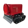 Cortacésped Controlado Remotamente, Desmalezadora Agrícola de Orugas para Huertos y Césped, Recortadora, Trituradora de Pasto Inalámbrica a Gasolina, Cortadora de Césped