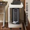 Estante de Almacenamiento para Impresora Lado del Escritorio De Pie Móvil Con Ruedas Estantería Estante de Almacenamiento para Escritorio de Oficina Gabinete Pequeño Gabinete Lateral Simple