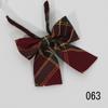 Cuello jk flor a cuadros rayas pajarita pajarita de lazo para mujer rojo red de campus japonés pajarita de lazo bóxer raíz de pluma gigante al por mayor