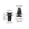 Clip para Panel de Umbral de Falda Lateral Mitsubishi Clip para Piezas de Automóvil Transfronterizas Mr574773
