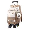 Mochila con Ruedas para Niños de 3º a 6º Grado de Primaria, Mochila para Estudiante de Escuela Primaria con Ruedas, Maleta Mochila con Ruedas para Estudiante de Secundaria Femenina, Gran Capacidad