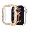 La Caja del Reloj es Adecuada para Iwatch9 Funda Protectora Se Apple Watch 5ª y 6ª Generación Funda Protectora de Diamantes de Doble Fila Correa de Reloj Correa de Reloj