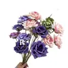 Alto nível artificial flor estrela lua rosa casamento estrada guia arranjo de flores sala estar decoração casamento decoração foto flor falsa