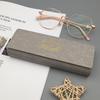 Fábrica de Cajas para Lentes Xinxing del Condado de Xinhe Venta al por Mayor Bolsa de Hierro Cuero Dibujos Animados Patrón de Oso Caliente Caja para Lentes con LOGO Imprimible