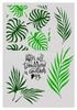 Molde de Guirnalda de Plástico hoja de árbol mariposa spray de árbol modelo de impresión de película de flores plantilla de flor para pastel de café película para tirar de flores