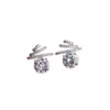 Nuevos Pendientes Redondos de Circonita Súper Brillantes Estilo Coreano, Exquisitos, Modernos, Únicos y Versátiles, Pendientes de Nicho de Alta Gama para Mujer