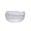 Martelo japonês malha Phnom Penh taça de vidro doméstico resistente ao calor transparente irregular frutas salada tigela de louça macarrão, tigela atacado