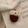Broche de Peluche de Dibujos Animados de Navidad Pin de Alce Clip de Pico de Pato Decoración Linda Regalo de Vacaciones Accesorios de Muñeco de Nieve