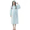 Impermeable No Desechable, Protección Completa contra la Lluvia, Engrosado, Estampado, Poncho Impermeable Portátil para Senderismo, Viajes al Aire Libre, Venta al por Mayor