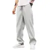 Comercio Exterior Transfronterizo Moda Masculina Moderna Versátiles Elegantes Estilo Americano Atractivos Rectos Holgados Pantalones Casuales Venta al por Mayor en Stock