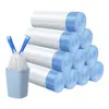 Bolsa de Basura para Hogar, Rollo Extra Grande con Cordón, Engrosada, con Asas, Negra, para Cocina, Dormitorio, Limpieza de Oficina