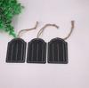 Hogar Pizarra de Doble Cara Forma Colgante de Cuerda de Cáñamo Decoración Colgante para Fiesta de Boda Pequeñas Manualidades de Madera Fresca