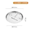 Plato Redondo de Acero Inoxidable 304 Estilo Coreano Plato Escurridor para Tempura Bocadillos Plato para Fruta Estilo Occidental Plato Multifuncional para Barbacoa con Escurridor Plato para Cena