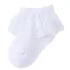 Calcetines para Bebé Primavera y Otoño Algodón Peinado Encaje Niñas Verano Delgados Bebé Calcetines de Baile Princesa Calcetines de Encaje Doble Capa Grandes
