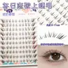 10 filas de 10 filas de pestañas postizas de espiga de gran capacidad puro deseo luz de luna blanca trilogía perezosa mezcla puro salvaje pequeño demonio