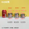 Directo de fábrica acero inoxidable 304/316 taza pequeña tarro de té jardín de infantes niños con asa taza de 7 cm con asa