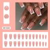 Arte de Uñas Postizas Portátiles para Chica Cool Dulce Oscura Uñas Postizas Flash Misterioso Escarchadas Parche de Uña Falsa Pieza de Uña